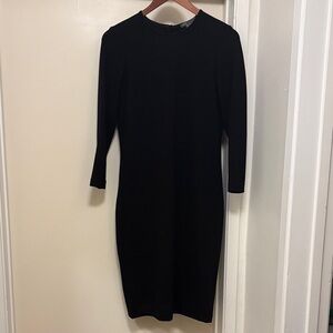 Vince Black Long Sleeve Dress
